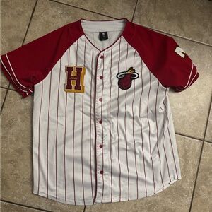 NBA Miami heat baseball jersey